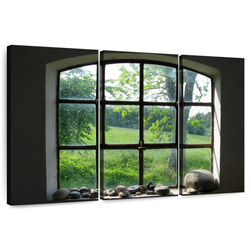 Lilie Old Stable Window, 36" H x 57" W