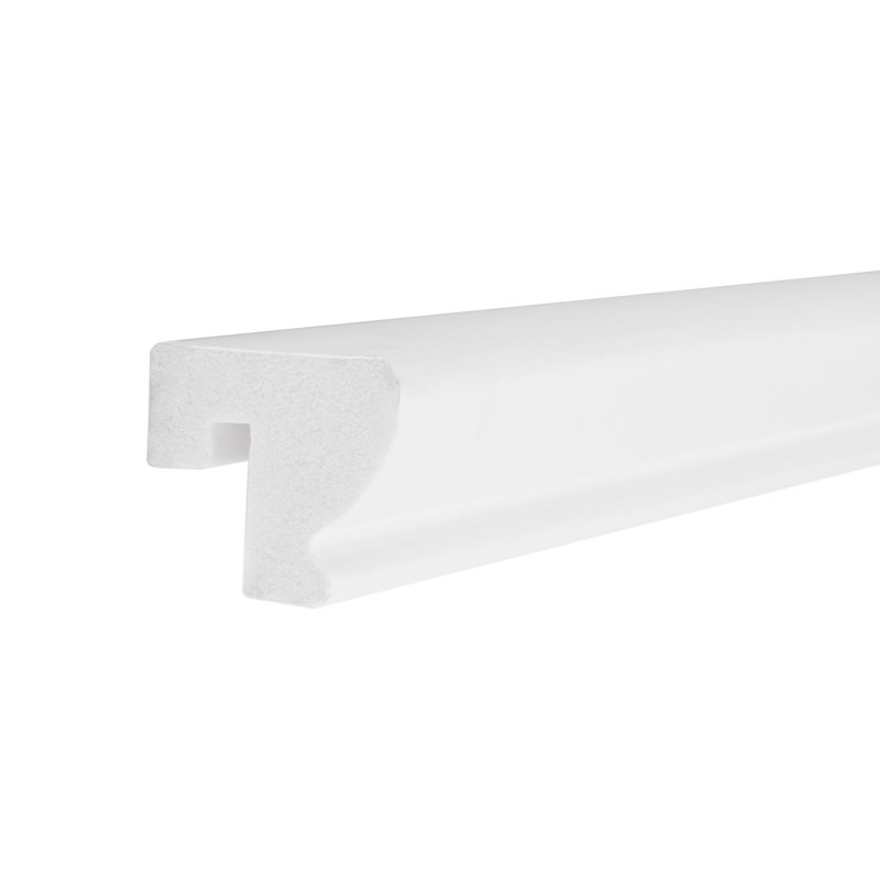 Off-White Plastic Wall Base Moulding Set, 9-Pack, 70 Feet