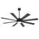 Veliz 65" Large Ceiling Fan with Light Kit and Remote Control, 6 Speeds DC Reversible Motor, 3 Color Lights, Timer, 8 Plywood Blades, 6''/20'' Downrods, for Indoor/Covered Outdoor Use