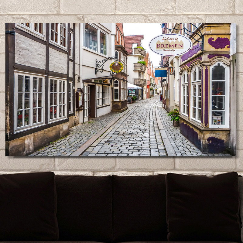« bremen », reproduction de photo sur toile tendue, H 24 po x l 40 po x P 1 po