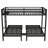 Twin Over Twin & Twin Metal Triple Bunk Bed For 3, Convertible-755643746