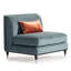 La Francaise 39'' Wide Slipper Chair-661191287