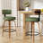 Chic Swivel Leather Upholstered Bar Stool For Ultimate Comfort And Style-1123261750
