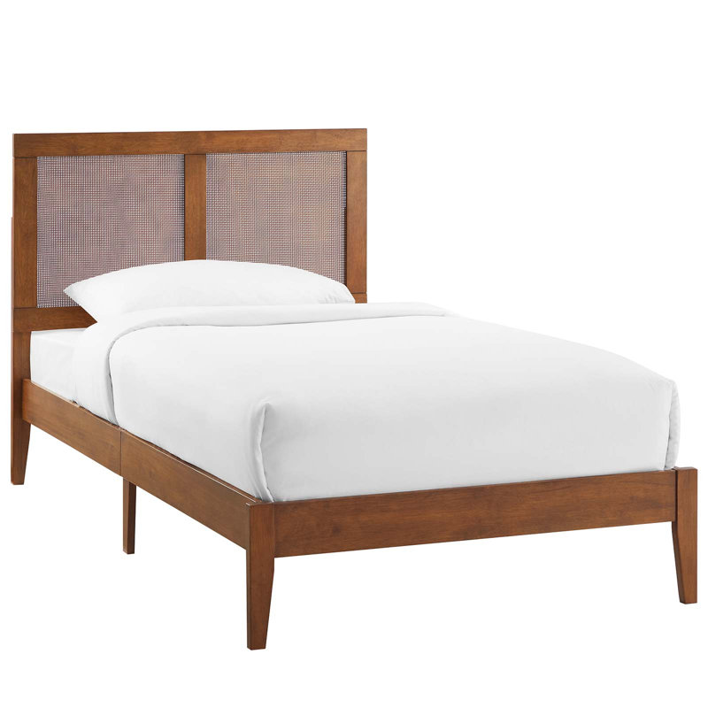 Modway Sirocco Bed, Twin, Walnut