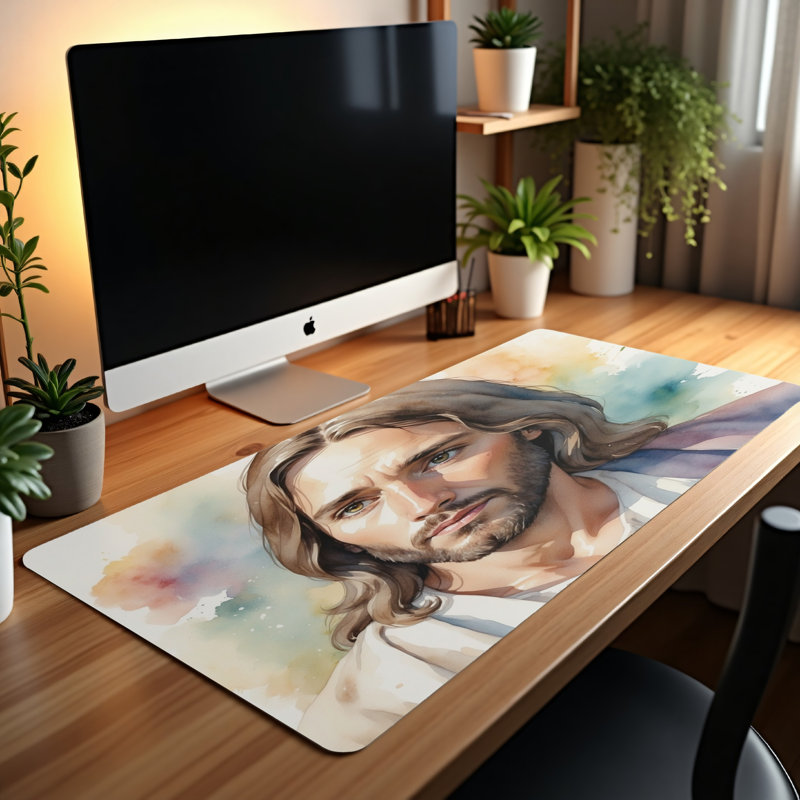 Polyester Desk Pad, 31.5x15.5