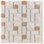 Academy Random Sized Straight Edge Porcelain Versailles Mosaic Wall & Floor Tile-1806819466