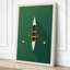 Rowing Shell at Rest Minimalist - Wrapped Canvas-1755011373-1755011372
