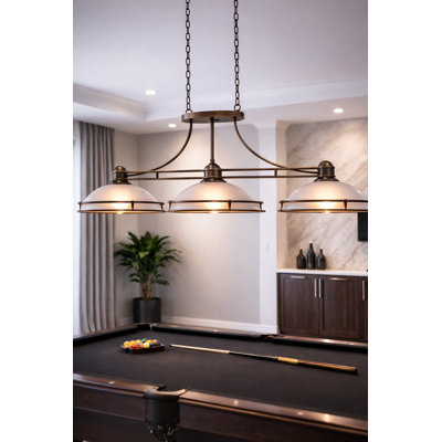 Bruhn 3 - Light Pool Table Linear Pendant By RAM Game Room