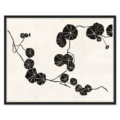«Nasturtium (Var. 2)» par Susan Hable - reproduction de cadre photo simple