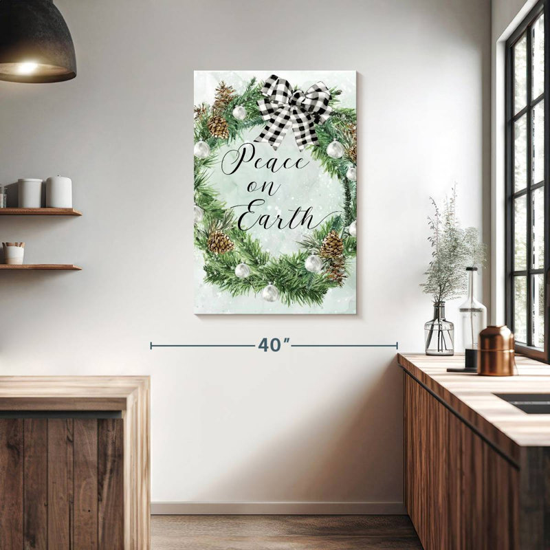 Couronne Tergel Peace On Earth, H 39 po x l 26 po