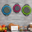 Ensemble de 3 passoires de cuisine pliables en silicone