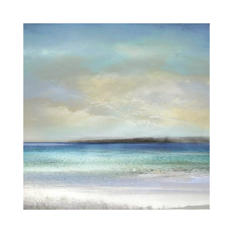At The Shore by Jake Messina - Wrapped Canvas Painting, 30.48 cm H x 30.48 cm W