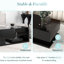 Table basse rectangulaire noire avec tiroir-818893029