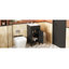 Meuble-lavabo de 16 po avec lavabo en céramique, ensemble de meuble-lavabo simple autoportant avec porte à fermeture douce, tablette réglable, pieds pleins-126233842