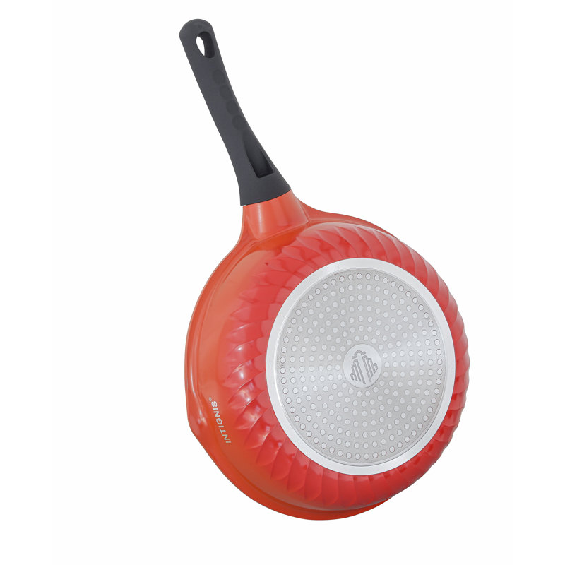 10 - Piece Non-Stick Aluminum Cookware Set, Orange