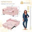 Canapé-lit modulaire 54,30 po Corduroy-132822810
