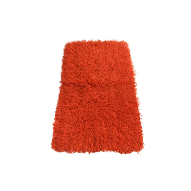 4 Ft Rectangle Phillippi Orange Rug