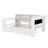 Wood Platform Bed With Storage Shelves, Drawers, Charging Station, LED, Desk And Upholstered Headboard-492922839-492922836