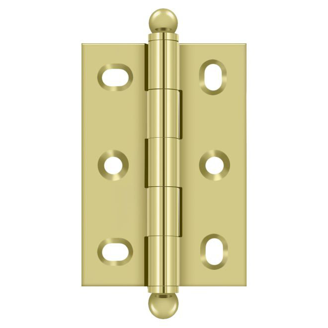 2.5'' x 1.75'' Butt Bearing Hinge, Polished Brass