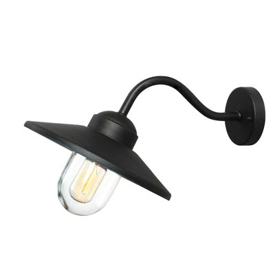 Whately Black Outdoor Barn Light