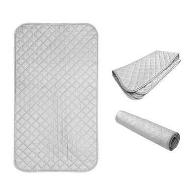Salav True & Tidy Heat-resistant Portable Ironing Mat In Gray