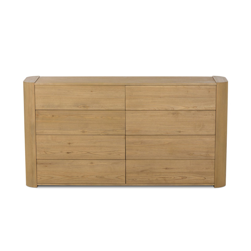 Radius 8 Drawer Dresser-Light Blonde Sungkai Veneer
