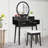 Gaisa Vanity Set with 3-Color Dimmable Lighted Mirror-224013405