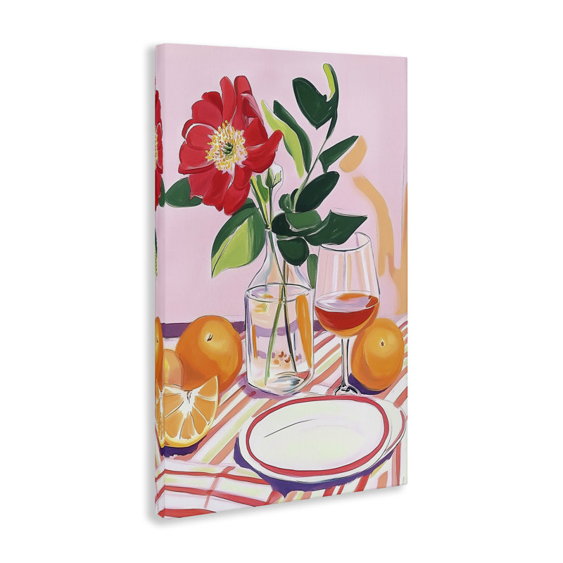 Cadre de table pastel, design par Andreas Magnusson, H 45 po x l 30 po