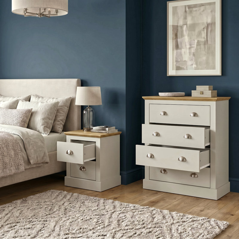 Sufy Piece Bedroom Set, Light Grey