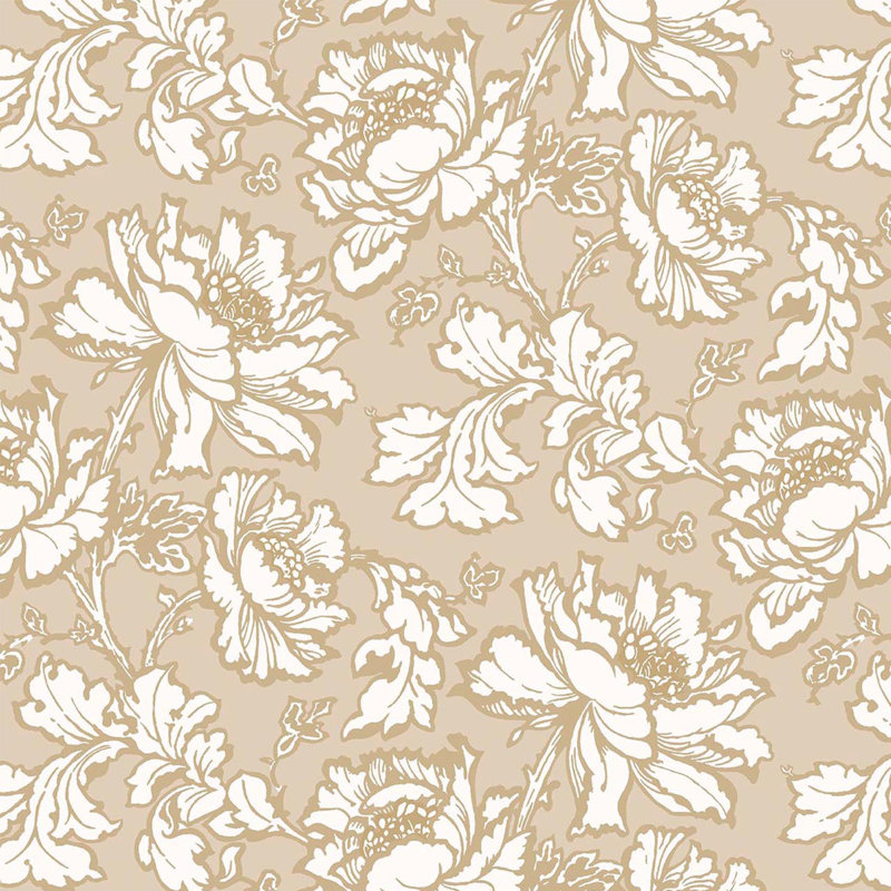 Laura Ashley Tamara Gold Wallpaper