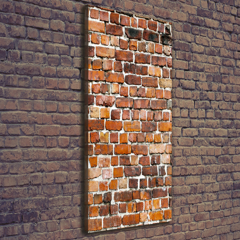 Brick Wall 1 Piece Wrapped Canvas Wall Art