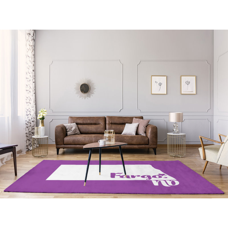Tapis de poly-chenille fargo north dakota, Rectangle 9 pi x 12 pi