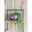 Tablette murale en fer et en bois, 12 x 6 x 27 po, avec rainures en plaques, tablette de style industriel pour présentation, rainures