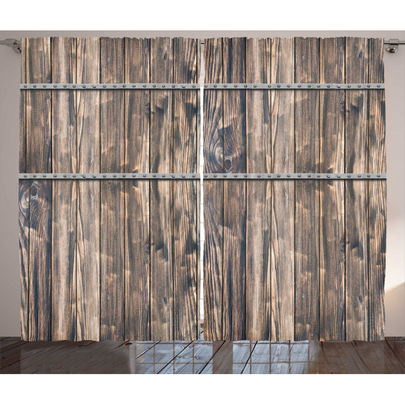 Uxbridge Semi Sheer Curtain Pair, 54" W x 63" L