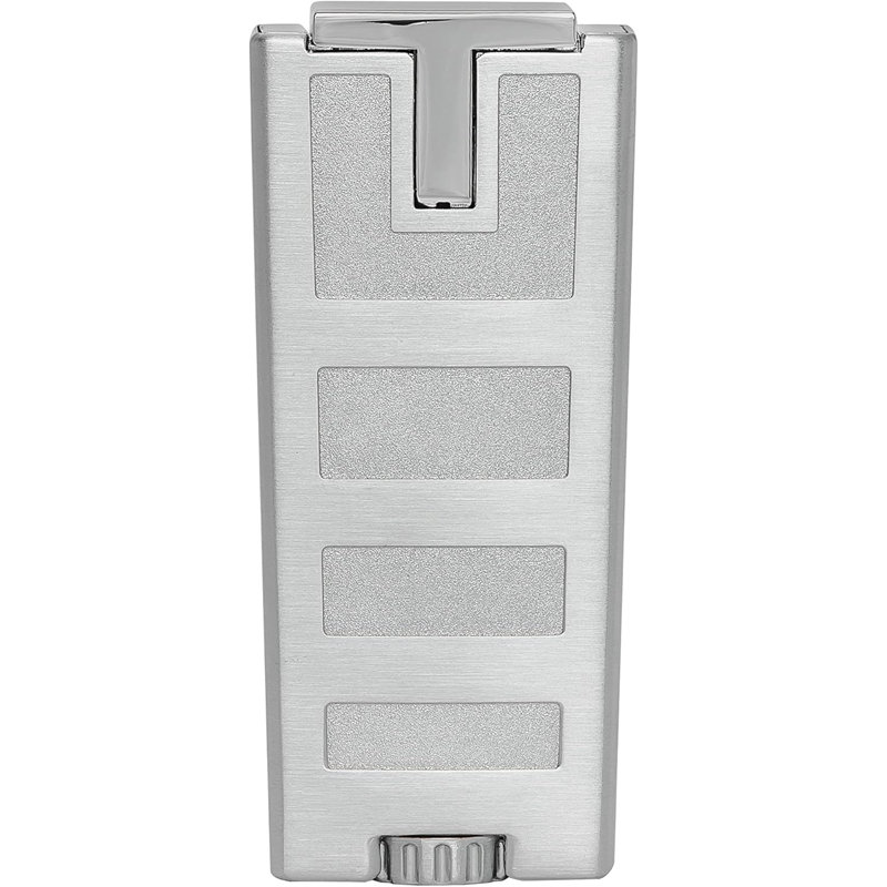 Xikar Trezo Lighter, Inline Triple Jet Flame, Silver
