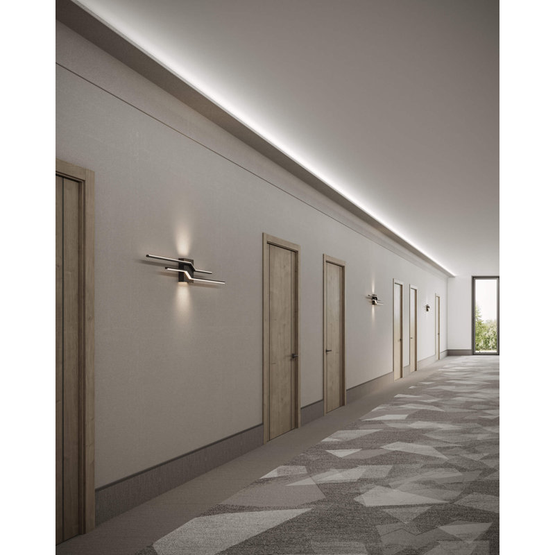 Aleczander Dimmable LED Vanity Light, Black