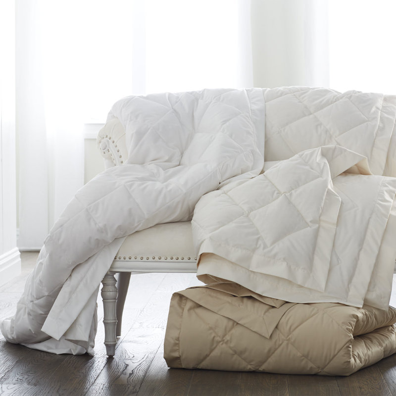 Quilted Blanket, White, King