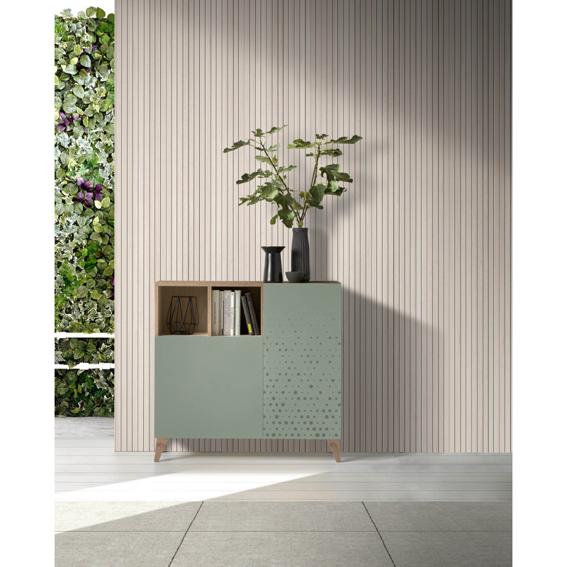 14 Pair Shoe Storage Cabinet, Green