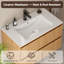 Meuble-lavabo mural simple avec lavabo en céramique et 2 tiroirs-684340963-684340956