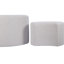 Upholstered Side Tables Nesting - Beige Foam Padding For Bedroom Fabric Coffee Table & Living Room