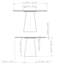 Table de salle à manger moderne brésilienne Ena-47411128