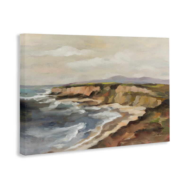 Toile Rocky Coast Expression, conception de Silvia Vassileva, H 20 po x l 30 po