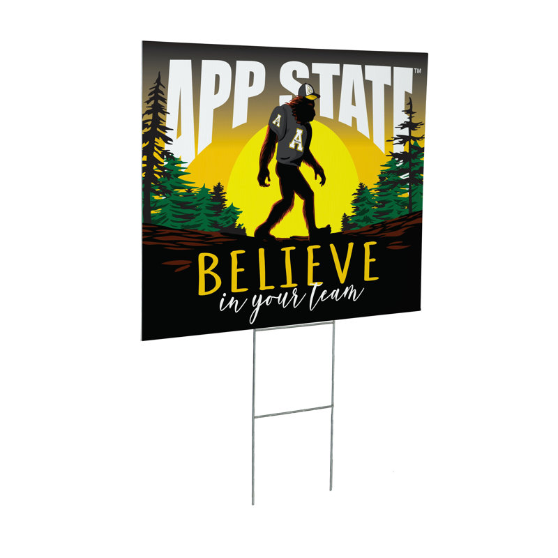 Enseigne de cour de l'Université Appalachian State, Bigfoot