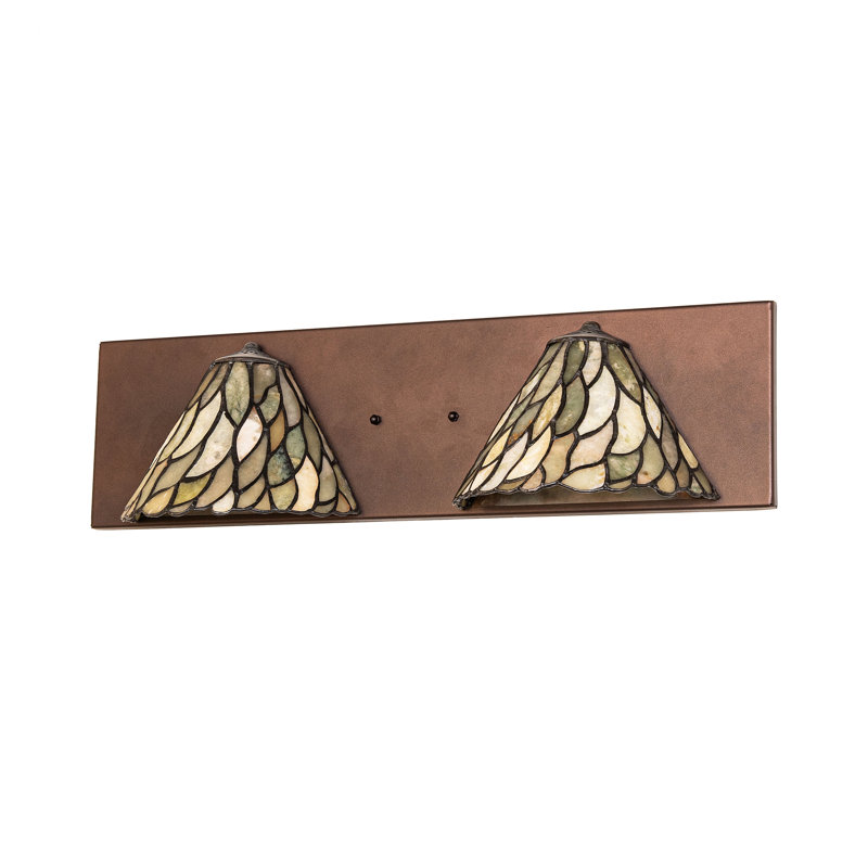 2 - Light Flush Mounted Sconce
