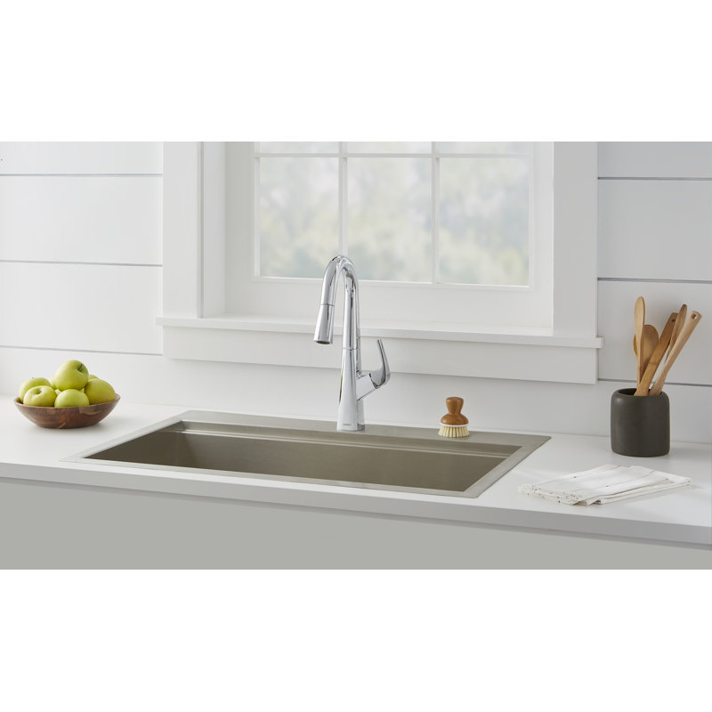 Gerber Vaughn Pull Down Prep Faucet, Chrome
