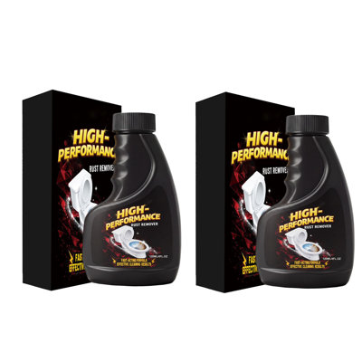 Bouteille d'eau 2 pièces Nettoyeur de rouille super puissant pour enlever la rouille en métal 't Damage Paint 120 ml par bouteille.
