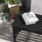 Outsunny Wooden Garden Bench, Outdoor Park Bench with Slatted Seat, Backless Front Porch Bench with Curved Seat for Conservatory, Garden, Poolside, Deck, Black