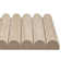 Serata Harmona 4.5" x 9" Matte Porcelain Convex Fluted Wall Tile