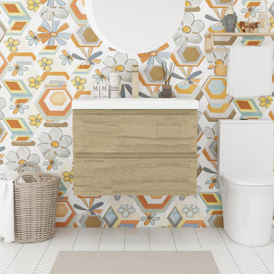 Meuble-lavabo pour la salle de bain à fixation murale