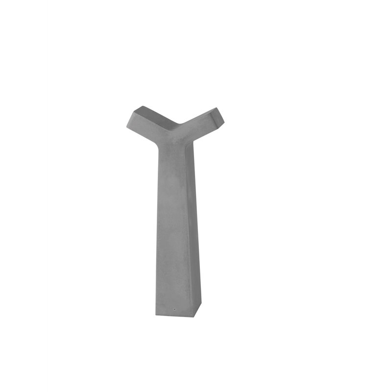 Grey Integrated LED Concrete Bollard Light